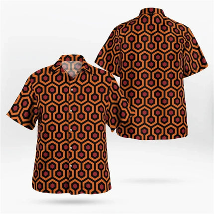 Fashion Men's Hawaiian Shirt Male Casual Colorful Printed Beach Aloha Shirts Short Sleeve Oversized Camisa Hawai Hombre Clothing