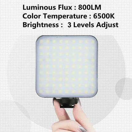 Mini LED Clip Video Light Portable Canon Camera Gopro Vlog Photographic Fill Light 5W 6500K for Tiktok Video Conference Selfie