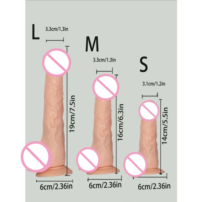Men's Strap-on Realistic Penis Dildo Pants Anal Sex Toys for Women Men Women Gay Dildos Strapon Harness Belt Adult Games Lesbian