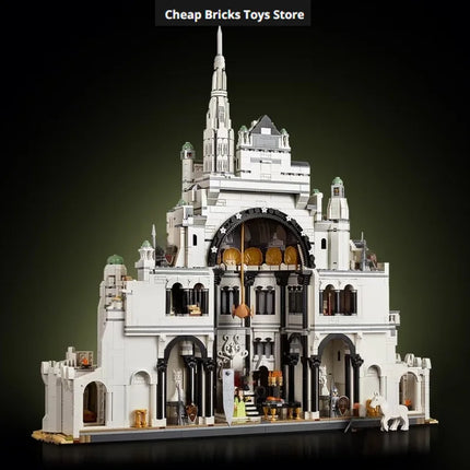 8278pcs The City Minas Tirith Capital Dispaly Model Bricks Building Blocks Kit Cheapest Set Gifts for Adults for Home Decor