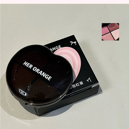 Herorange Sweetheart Blush Cream｜Four Colors in One, Delicate and Skin-Friendly, Brightens and Contours with Full Vitality
