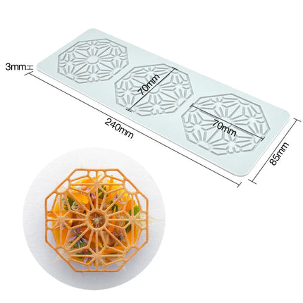 New Various Leaves Geometric flower Silicone Cake Lace Mold Cake Decorating Tool Border Decoration Lace Mold kitchen Baking Tool