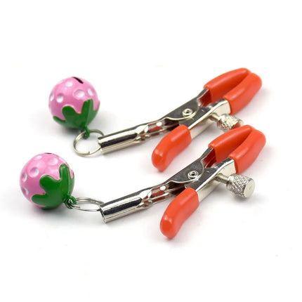 Adjustable Nipple Clamps with Bells Harness BDSM Adult Game Fantasy Clitoris Clips Sexy Breast Stimulator Flirting Toy For Women