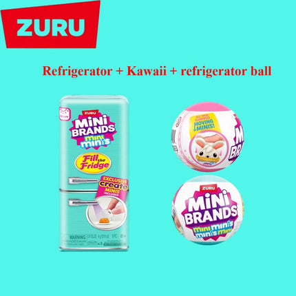 ZURU Mini Brands Food Fill The Fridge Series 1 Plauset Brands Home Capsule  Creating DIY A Mini KitchenMasterChef Food Series