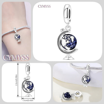 S925 Sterling Silver Charm Bead Angel Prayer Travel Memorial Pendant Fine Birthday Gift Fit Bangle Bracelet Necklace DIY Jewelry