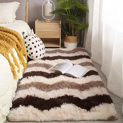 Washable Long Hair Carpet Living Room Coffee Table Fluffy Large Rugs 160x230 Girl Bedroom Thick Carpets Indoor Non-slip Mats