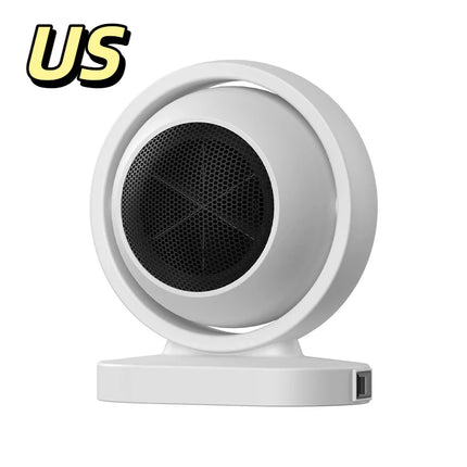380W Portable Electric Heater Overheat Power-off Protection Mini Fast Heating Fan Intelligent Desktop Winter Bathroom Fan Heater
