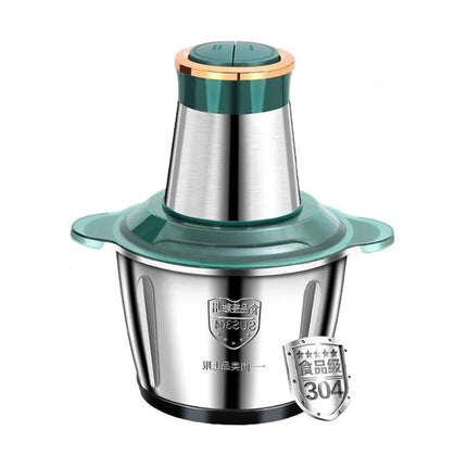 3L Portable Household Meat Mincer Grinder Vegetable Food Processor Chopper Kitchen Multifunction Stainless Steel Slicer Machine