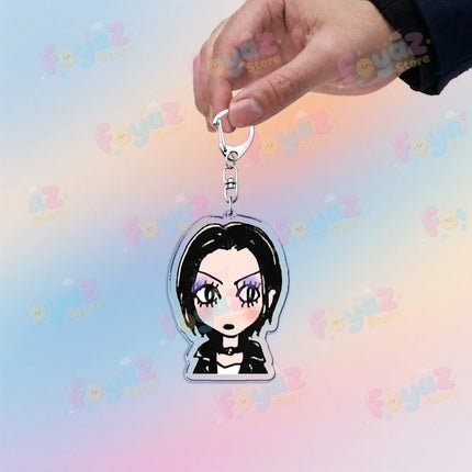 Cute Anime Nana Keychain for Accessorie Bag NANA Chibi Farming Charm Keyrings Jewelry Friends Oosaki Nan Manga Gifts