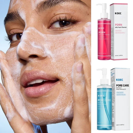 Pdrn Jelly Cleanser Gentle Non-irritating Foam Cleansing Deep Cleanse Amino Acid Soothing Moisturizing Cleansing Korean Skincare