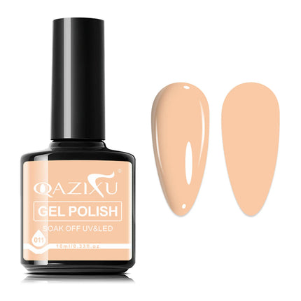 1/6Pcs Nude Collection Gel Nail Polish Set Soak Off UV LED Semi Permanent Nail Art Kit for French Manicure DIY Popular Color