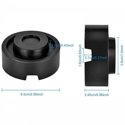 Floor Slotted Car Jack Rubber Pad Frame Protector Adapter Jacking Tool Pinch Weld Side Lifting Disk For Audi Mercedes Ford Lada