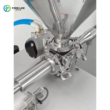 Small business semi-automatic desktop cosmetic dosing machine for liquid foundation lip gloss mascara