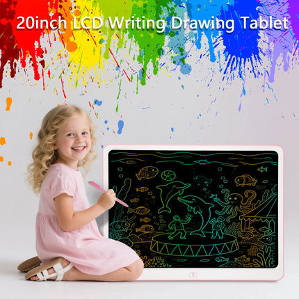 20 Inch LCD Writing Drawing Tablet, Kids Toy for Drawing, Writing, Drafting, Idea Visualization & Brainstorming