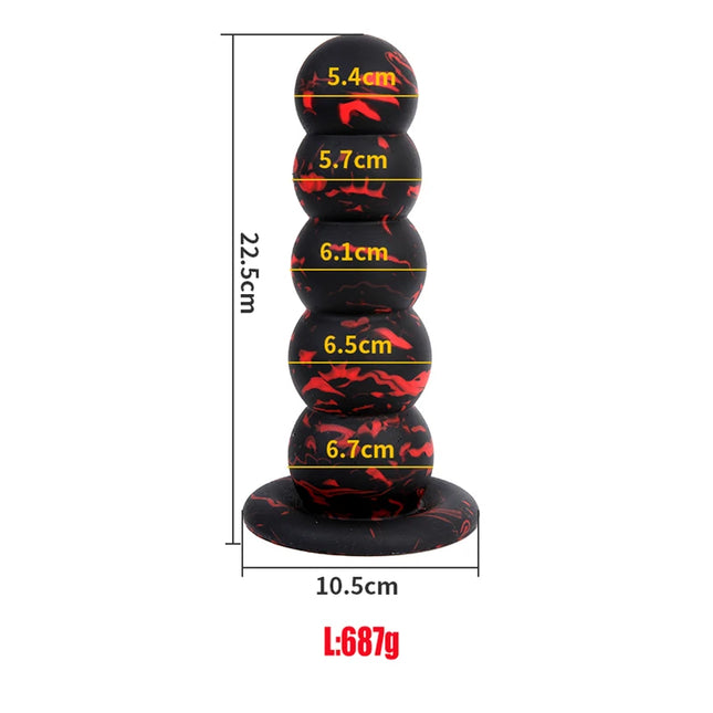 New Big Anal Bead Dildo Anal Ball Anal Plug Buttplug Dildo Vagina Anus Ass Dilator Expander Sex Toys for Women Men Adult Product