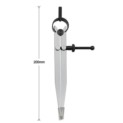 Boussole en cuir réglable verrouillable en acier au carbone diviseur aile Creaser bricolage maroquinerie ligne rotative jauge