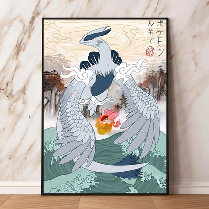 Hot Selling Pokemon Gyarados Classic Anime Posters Canvas Wall Art Modern Home Living Room Decoration Paintings Friends Gifts