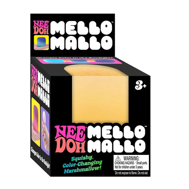 Needoh Mello Mallo TPR Color Changing Squeeze Toy Colorful Knead Stretch Slow Rebound Squish Autism ADHD Focus Toy Leisure Gift