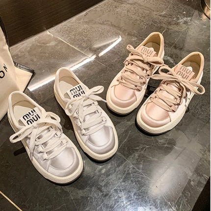 Women's Thick Soled Casual Board Shoes 2025 New Spring and Summer Sports Shoes Women's Shoes Soft Soled Comfortable Sports Shoes
