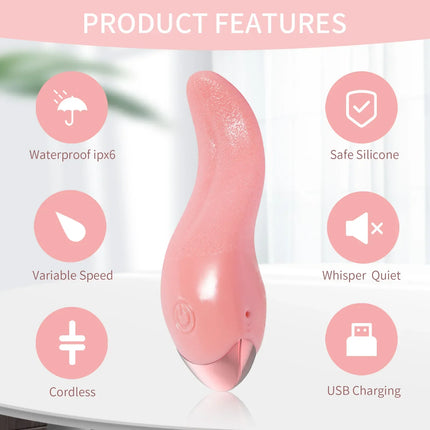 10 Modes Tongue Licking Vibrator For Women G Spot Clitoral Stimulator Dildo Nipple Female Masturbator Vibrators Sex Toys Aldult