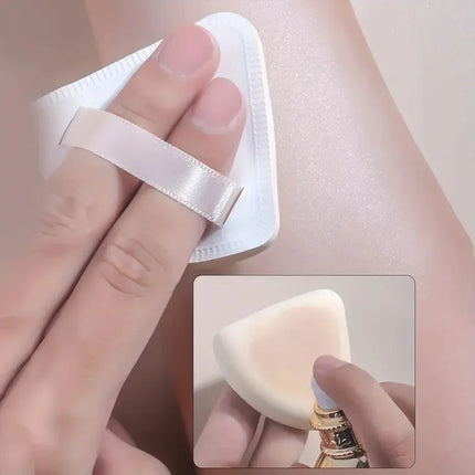 5pcs Triangle Makeup Sponge Puff Set with Box Wet Dry Dual-Use Foundation Loose Powder Puff Makeup Sponge Beauty Egg Blenders