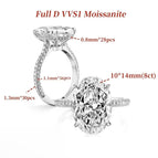 8 / Full Moissanite / US Size