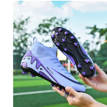 Original Men Football Field Boots Professional Society Indoor Boys Soccer Shoes Match Training Resistant Kids Football Shoes