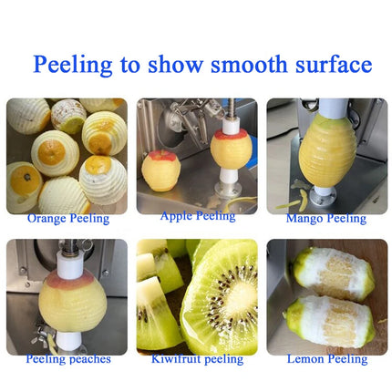 Stainless Steel Apple Pear Orange Lemon Green Persimmon Peeler Electric Peeler Fruit Peeling Machine Adjustable
