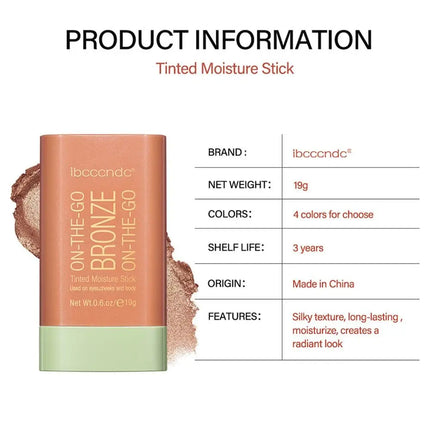 1PC Face Makeup Bronzer Stick Cream Rouge Tint Contouring Makeup Cosmetic Highlighter Bronzer Pen Women Face Illuminator