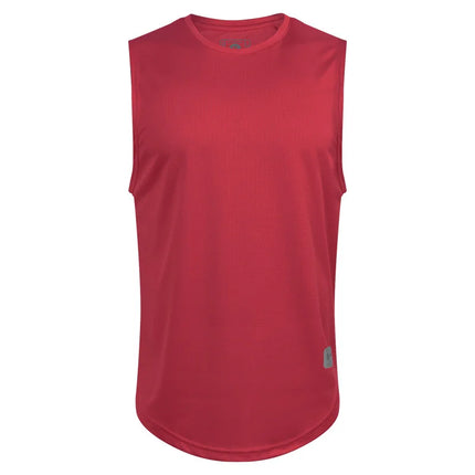 Quick Drying Elastic Sports Sleeveless T-Shirt Shirt Custom Printing Logo Embroidery Men's and Women's Running Fitness Vest