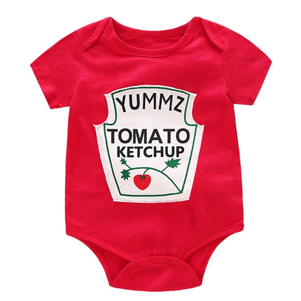 New Summer Baby Boys Girls Clothes Baby Bodysuit Short Sleeved Letter Baby Bodysuits One Pieces Cute Babies Twins Clothes #Y