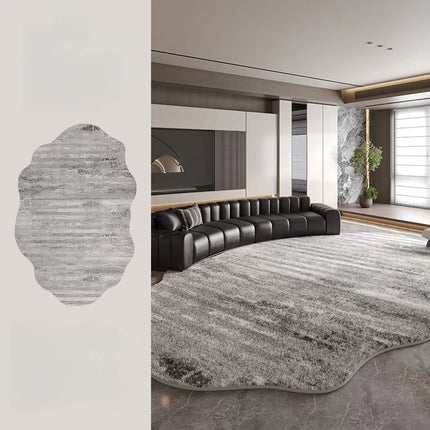 Irregular Shapes Bedroom Decor Large Carpet Light Luxury Carpets for Living Room Thick Plush Cloakroom Floor Mat Fluffy Soft Rug