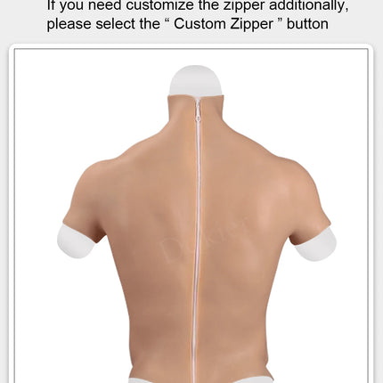 Dokier Silicone Realistic False Fake Muscle Belly Body for Cosplayers Artificial Simulation Muscle Chest Man Crossdressers - TOYS-SUCE