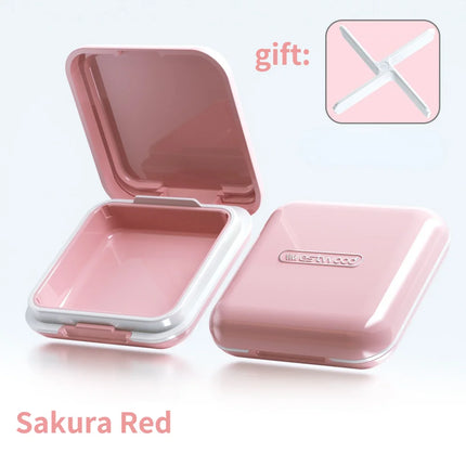 High Quality Orthodontic Retainer Braces Storage Box Soaking Invisible Teeth Denture Cleaning Tooth Storage Portable Belt case