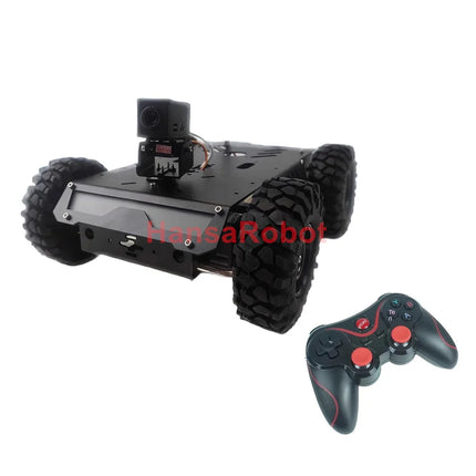 4G Wireless WiFi App RC Smart Video 4WD Robot Car Kit Off Road Obstacle Avoidance Car Mixly Graphical Program Unassembled