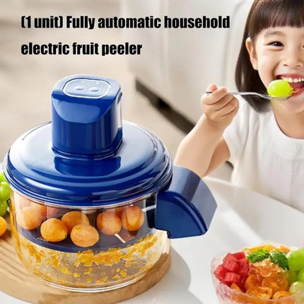 Rechargeable Automatic Fruit Peeler Electric Garlic & Grape Peeler Smart Mini Household Commercial Kitchen Gadget