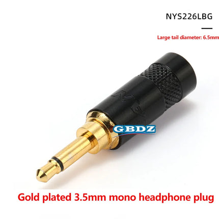 NEUTRIK's REAN jack 3.5mm 1/8" Stereo Headphone Plug Male Female Pair Recording Line Plug Gold Plated 3 Pole Repair Welding Plug