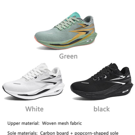 Running shoes for Outdoor use, Fashionable for Both Men and Women, Comfortable and Breathable sports and Casual shoes. black 10