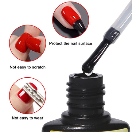 LIMEGIRL Multifunctional Nail Top Coat And Base Coat for Nails UV Gel Polish Soak Off Varnishes Kit No-acid Primer Manicure Set