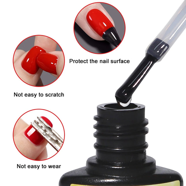 LIMEGIRL Multifunctional Nail Top Coat And Base Coat for Nails UV Gel Polish Soak Off Varnishes Kit No-acid Primer Manicure Set