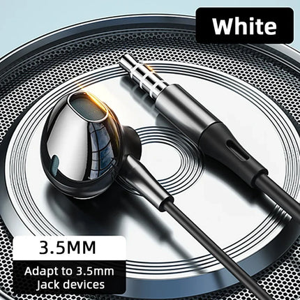 For Samsung Headphones HiFi Bass Stereo Volume Control With Mic USB Type C 3.5mm Wired Eadphone For Galaxy S25 S24 S23 S22 Ultra