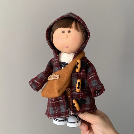 24cm Doll Clothes & Shoes Kit For 24cm Spanish Mia Cute Dress Up Girl Changeable Clothes For Collectors (Doll Not Included)