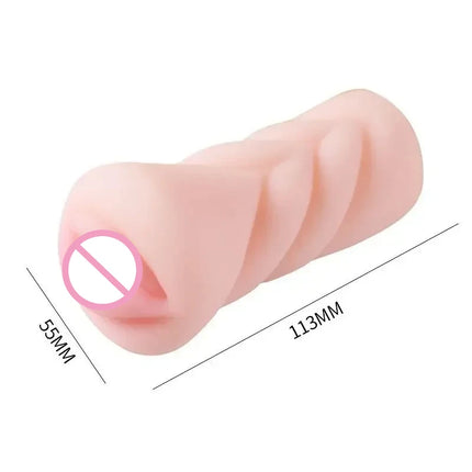 Male Masturbator Realistic Vagina Anal Blowjob Portable Masturbation Cup Soft Real Skin Pocket Pussy 18+ Erotic Sex Toys for Men