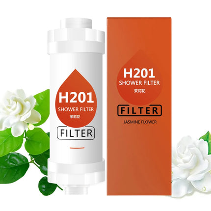 Scented Shower Head Filter,Water Softener, Soft& Improve Hair / Skin Fragrance Chlorine Removal,Bathroom Accessories