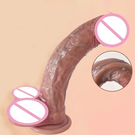 Realistic Soft Silicone Dildo Sexy Adult supplies Penetration Dildo Anal Masturbation Dick Penis Sex Toys For Women Adult Toys18