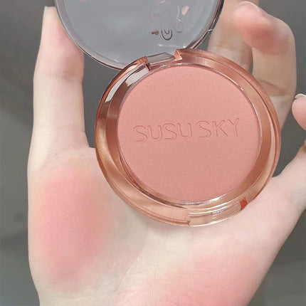 SUSU SKY Rabbit Monochrome Blush Matte Matte Long-lasting Color Not Easy to Fly Whitening Rouge