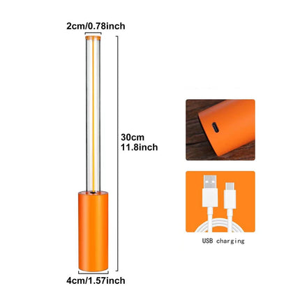 Modern Minimalist Breathing Atmosphere Lamp Touch Desk Lamp Rechargeable Lamp For Restaurant Bedroom Bedside Small Night Light