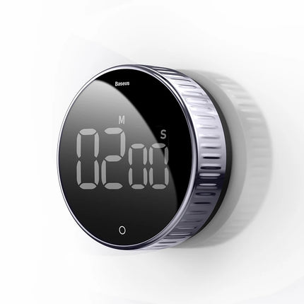 Baseus Magnetic Kitchen Timer Rotation Countdown Digital Timer Alarm Cooking Timer Clock Study Baking Reminder Stopwatch Clock