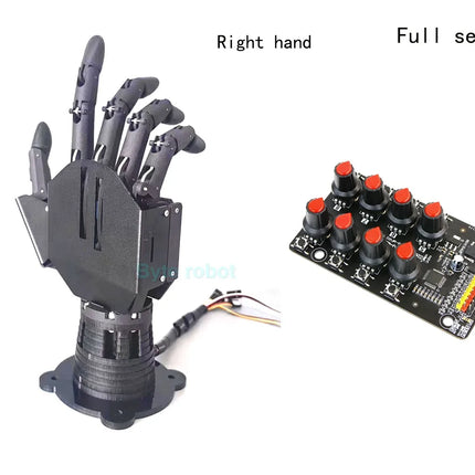 6 Dof Robot Hand with Five Fingers Servo Control Left Right Bionic Palm Assembled Gripper Claw for Programmable Robot Hand Kit