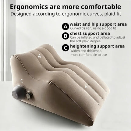 Multi Functional Inflatable Sex Pillow for Couples Supports Deeper Positions Adult Position Aid Sexual Tools for Men Women
